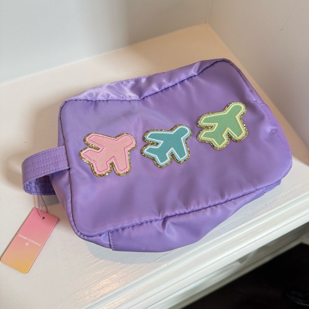 Stoney Clover Ln x Target airplane patch large pouch NWT